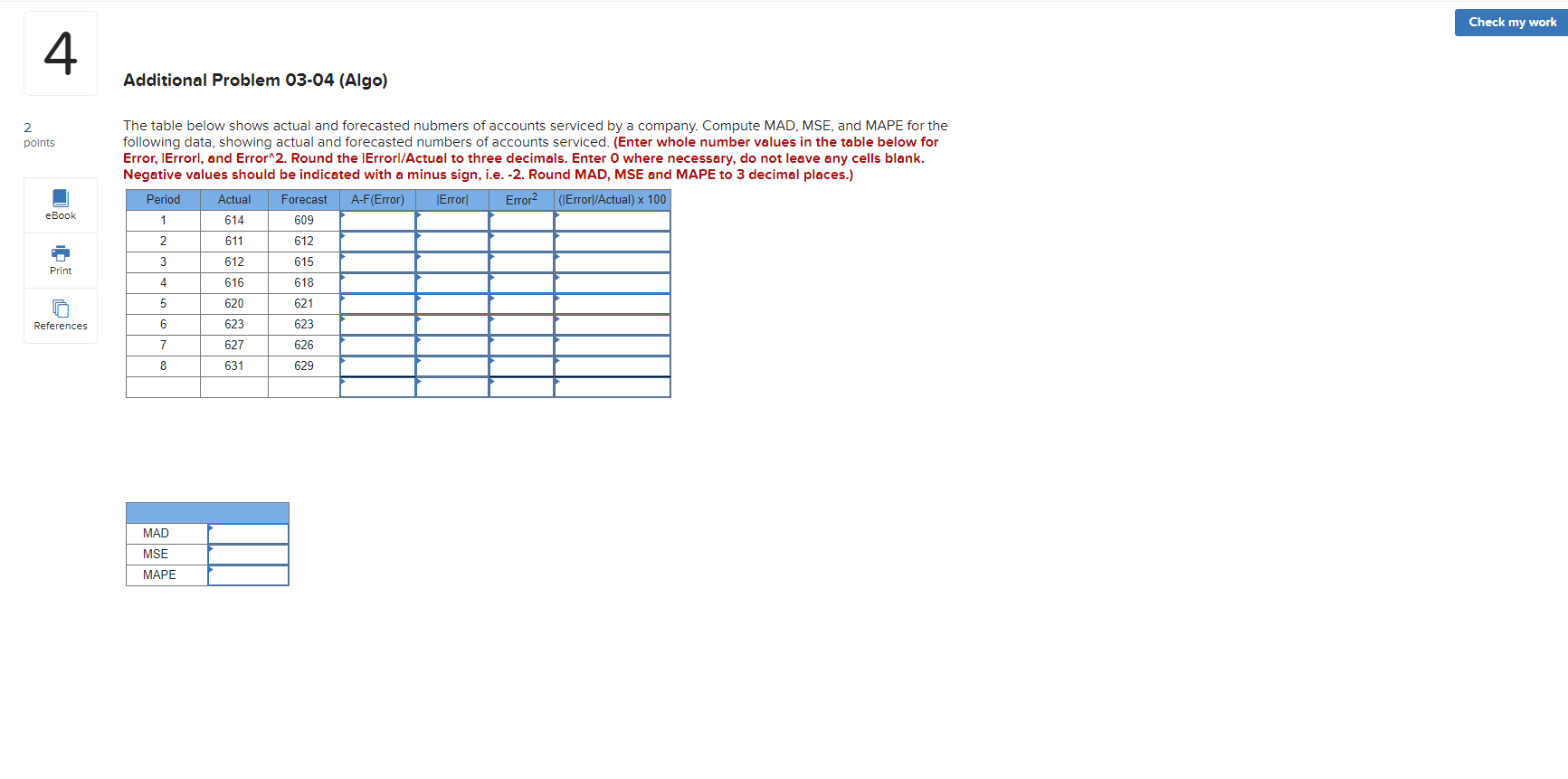 Forecasting: Will upvote, Thank you Exercises: