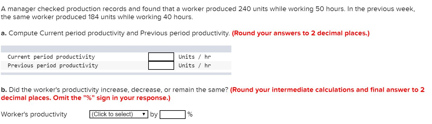 A manager checked production records and found