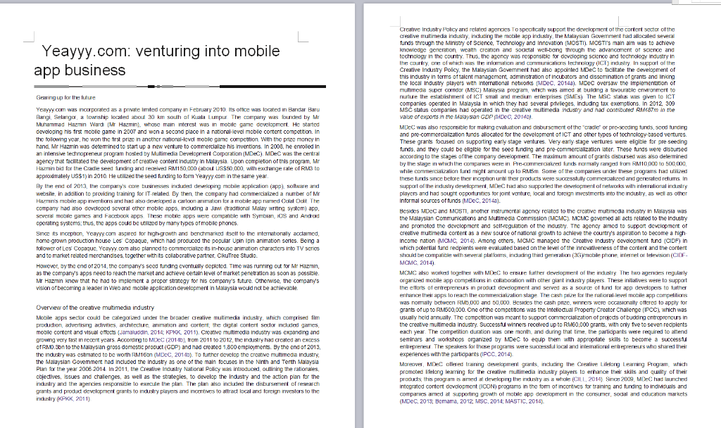 If you were Mr Hazmin, what would you do? Based