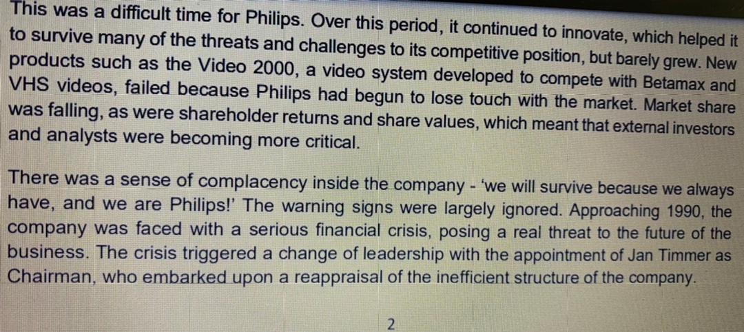 Philips is one of the world's leading electronics