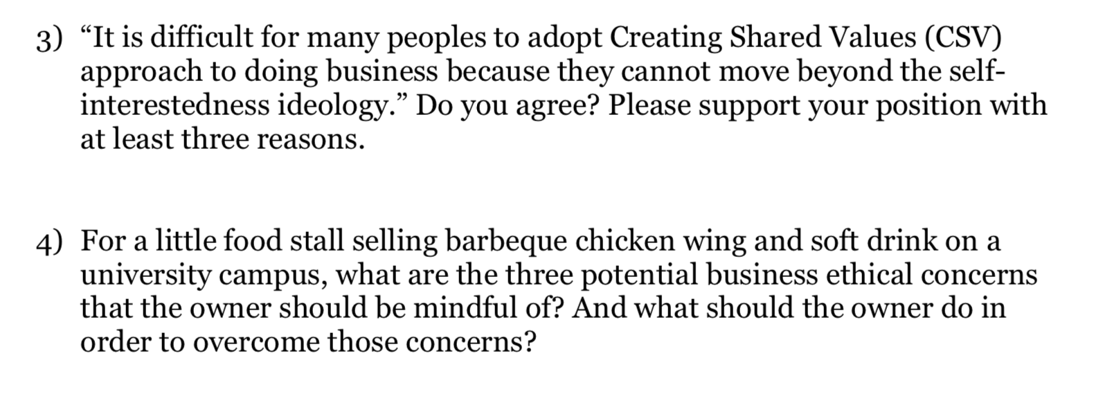 3) It is difficult for many peoples to adopt