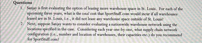 Can you answer only question number 2 with an