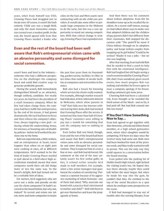 Case Study: please someone should help me answer