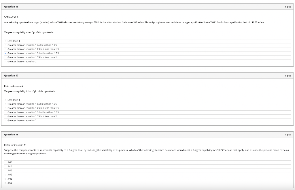 Please answer question 18, it may or may not have