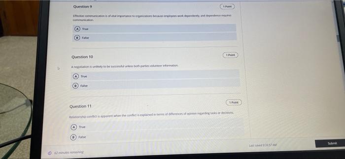 Question 9 common importance to become one and