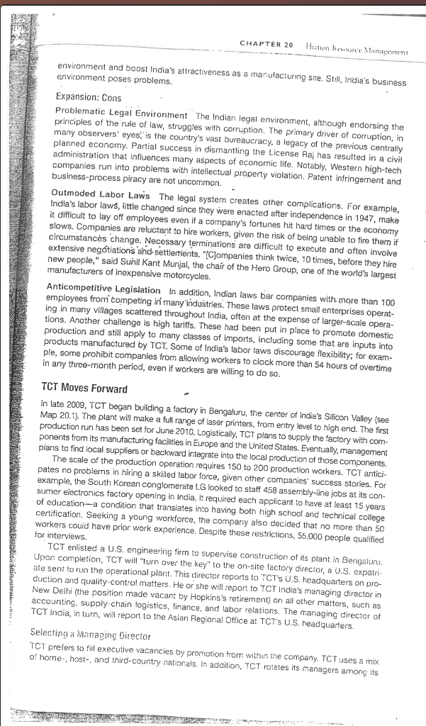 Need help with questions 4-5 only. CHAPTER 20