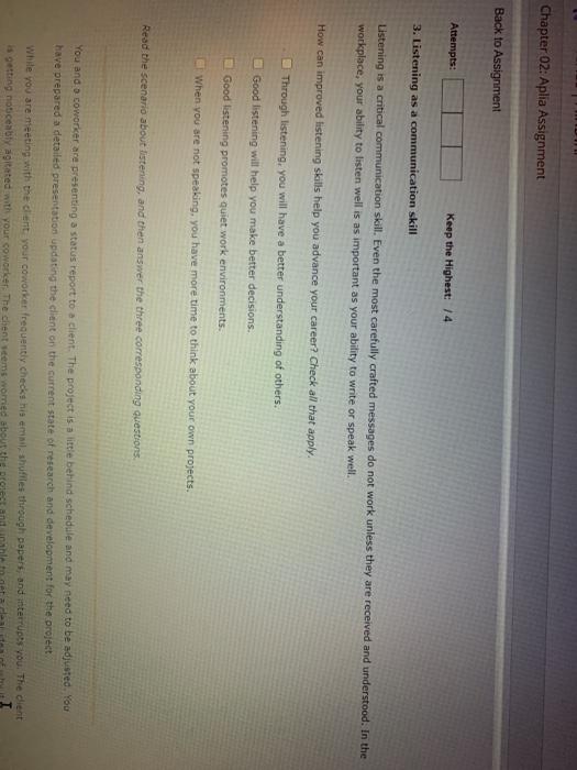 Chapter 02: Aplia Assignment Back to Assignment