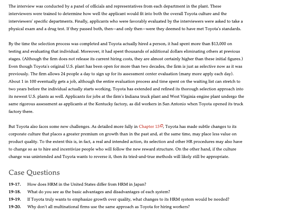 1. How does HRM in the united states differ from