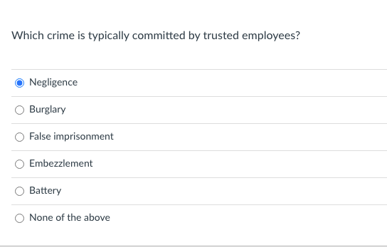 Tort law involves obligations imposed as 1.