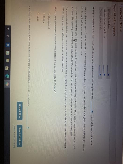 CENGAGE | MINDTAP Chapter 03: Aplia Assignment
