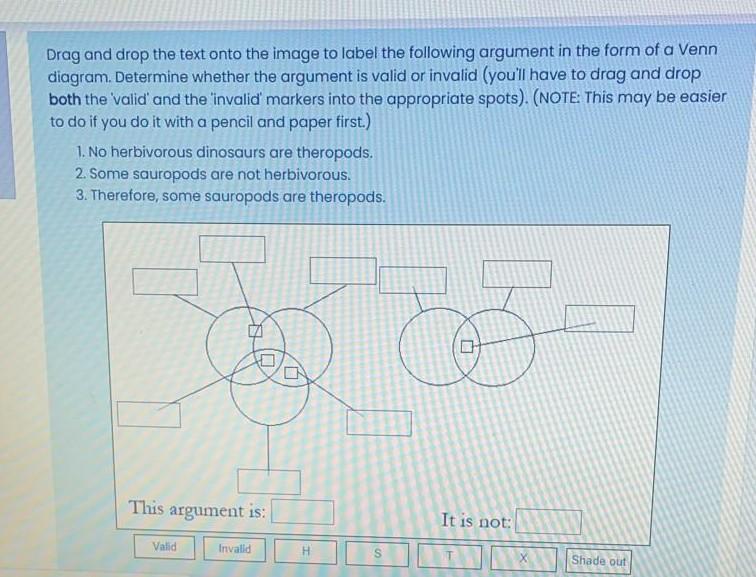 Drag and drop the text onto the image to label