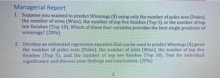 Please answer Question 1 & 2 clearly including