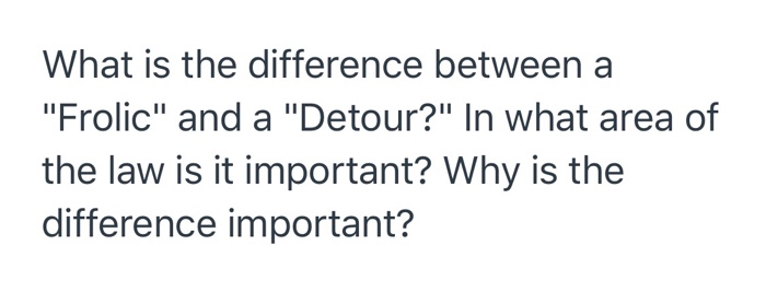 What is the difference between a "Frolic" and a