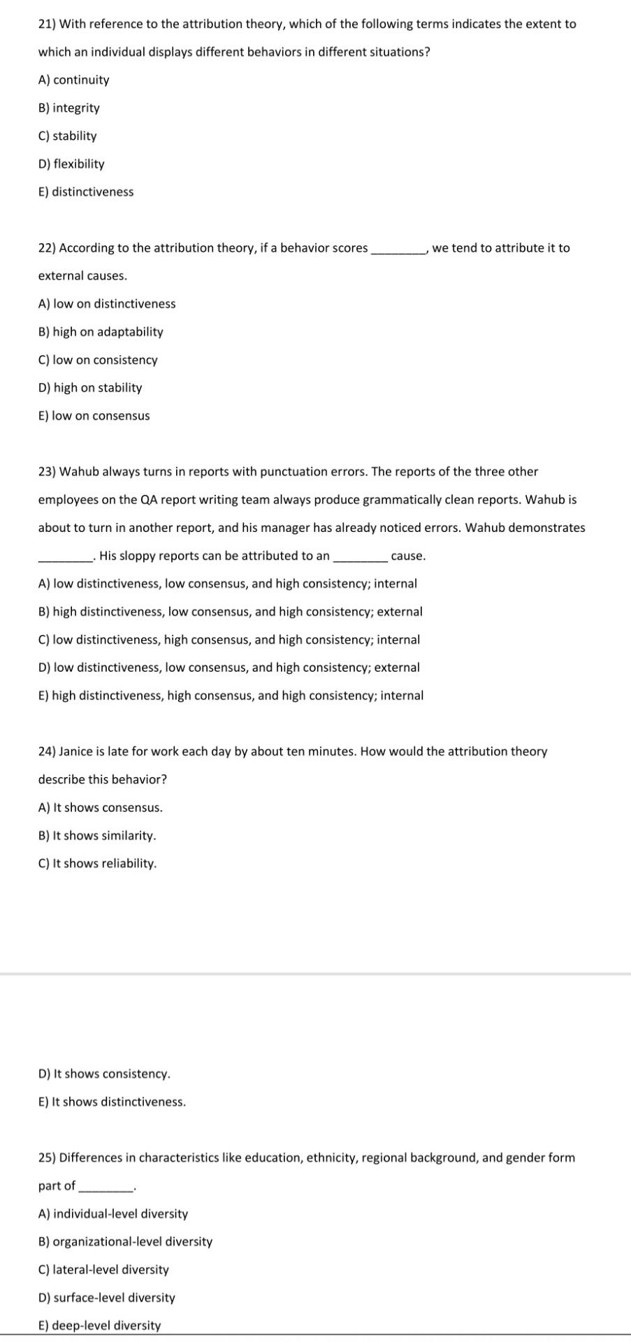 thank you help me 21) With reference to the