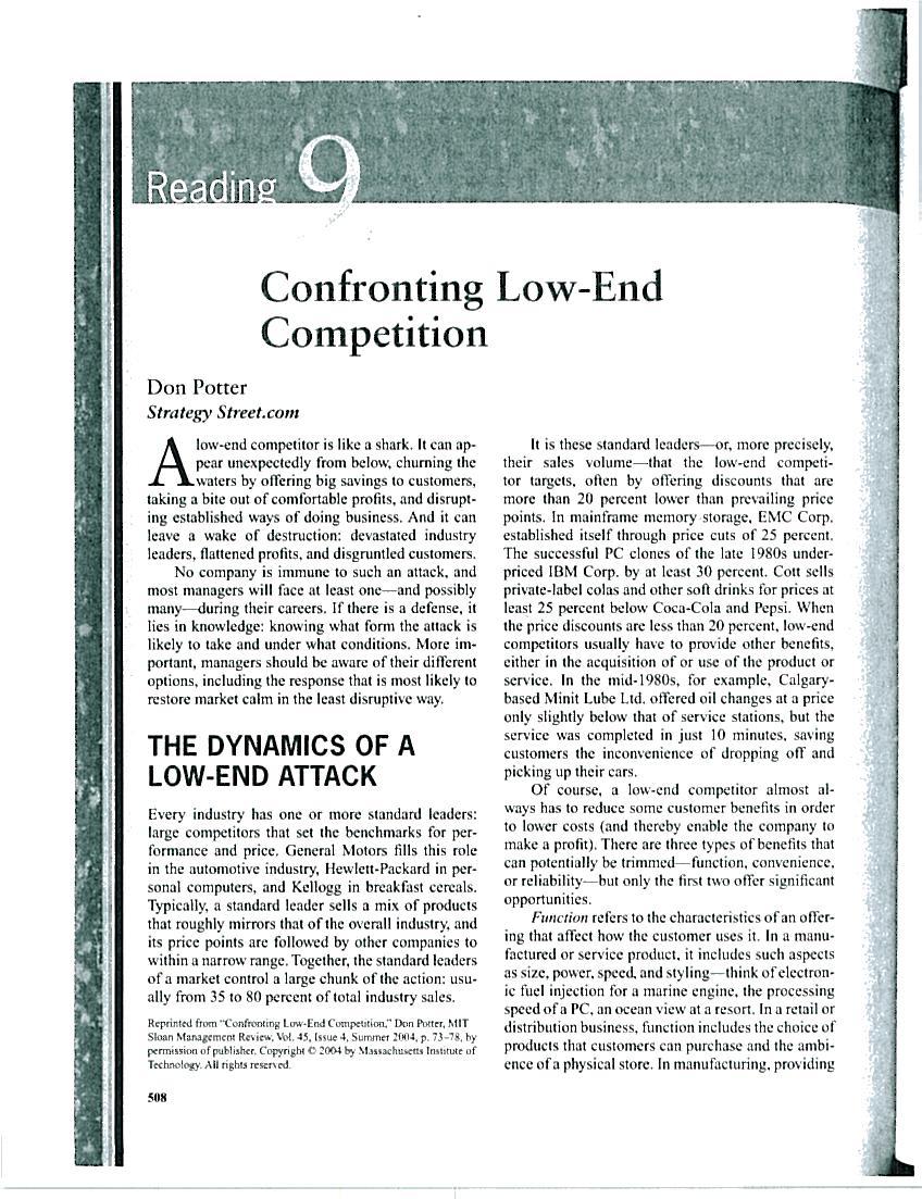 1. Brief summary of article (almost an annotation