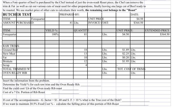 i need full answer of this table given below When