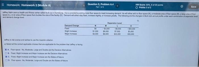 need assistance Homework: Homework 2 (Module A)