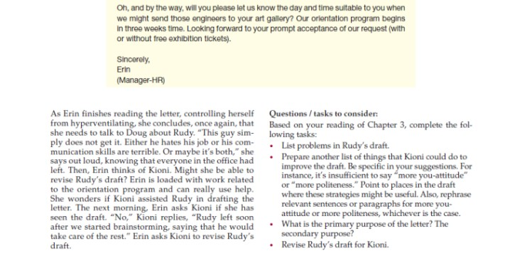 This is for a business communications course. I