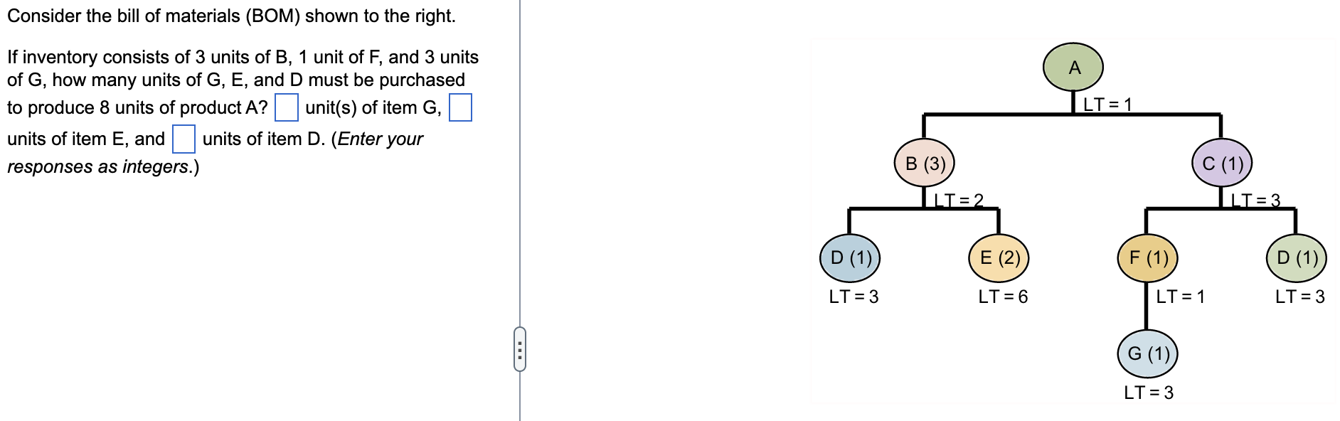 PLEASE ANSWER CORRECTLY Consider the bill of