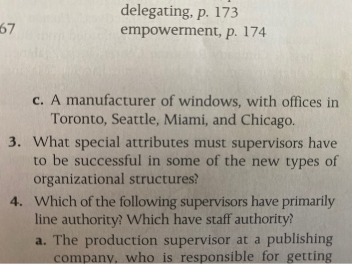 what special attributes must supervisors have to