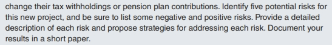 Complete Chapter 11 Exercise 1 from the text. (