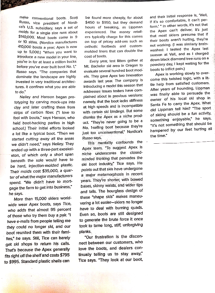 n started making boot-liner from the material,