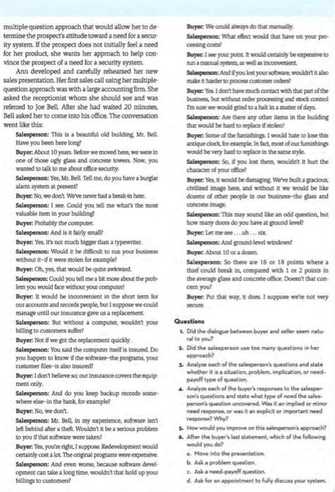 CASE 8-3 ELECTRONIC OFFICE SECURITY CORPORATION