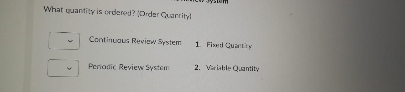 What quantity is ordered? (Order Quantity)