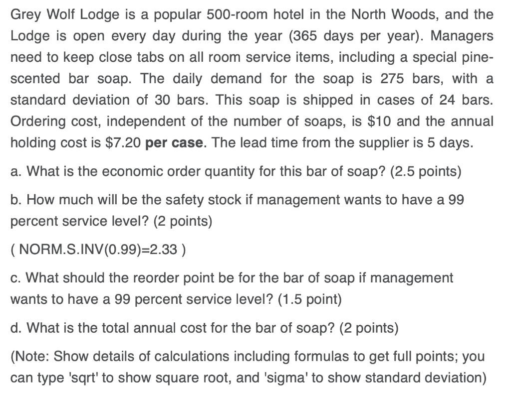 Grey Wolf Lodge is a popular 500-room hotel in
