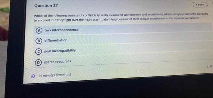 Question 28 Which one of the following is true