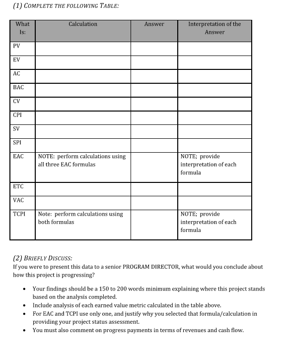 WEEK 06 ASSIGNMENT A6 EXERCISE EXERCISE 1: THE
