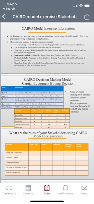 Cairo Model, Example is in the picture, even the