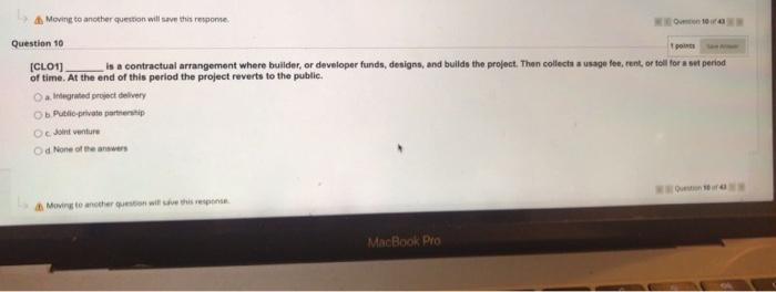 A Moving to another question will save this