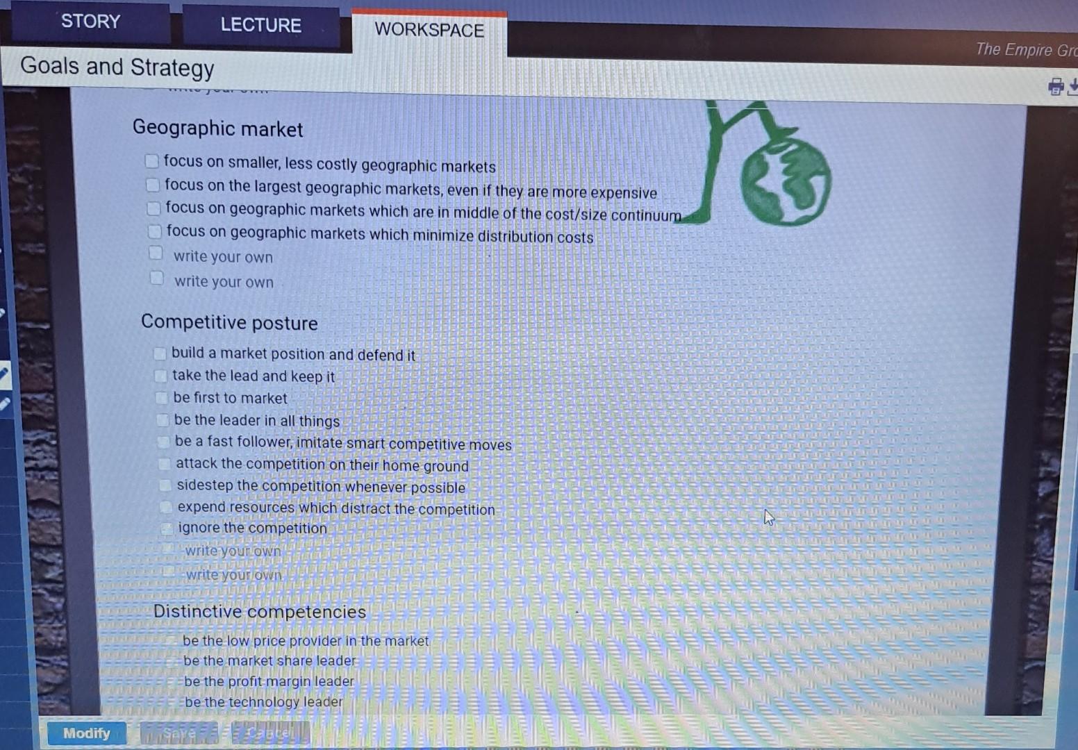 Target Segments Mission statement Market size