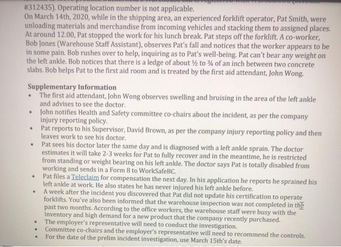 Assignment Instruction Students will complete an