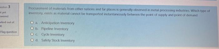 eston 3 Procurement of materials from other