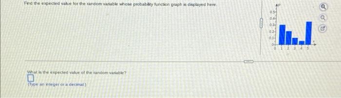 Find the expected value for the random variable