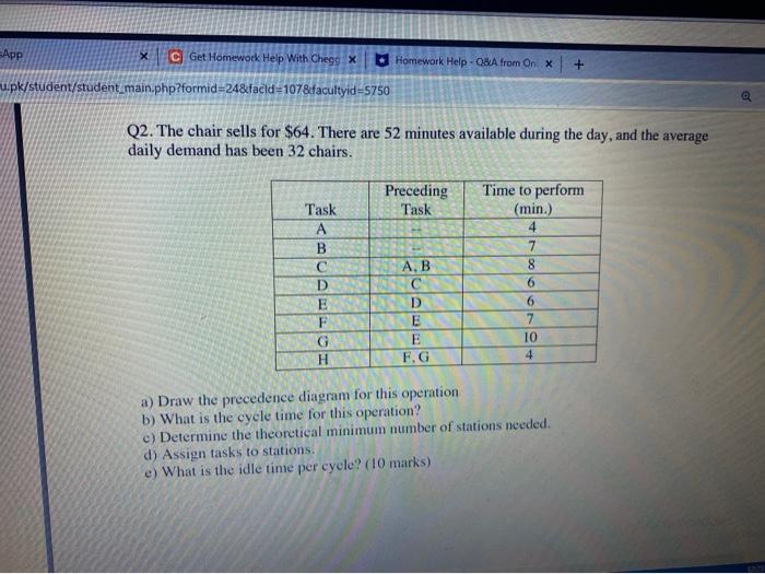 X App C Get Homework Help With Chegg X Homework