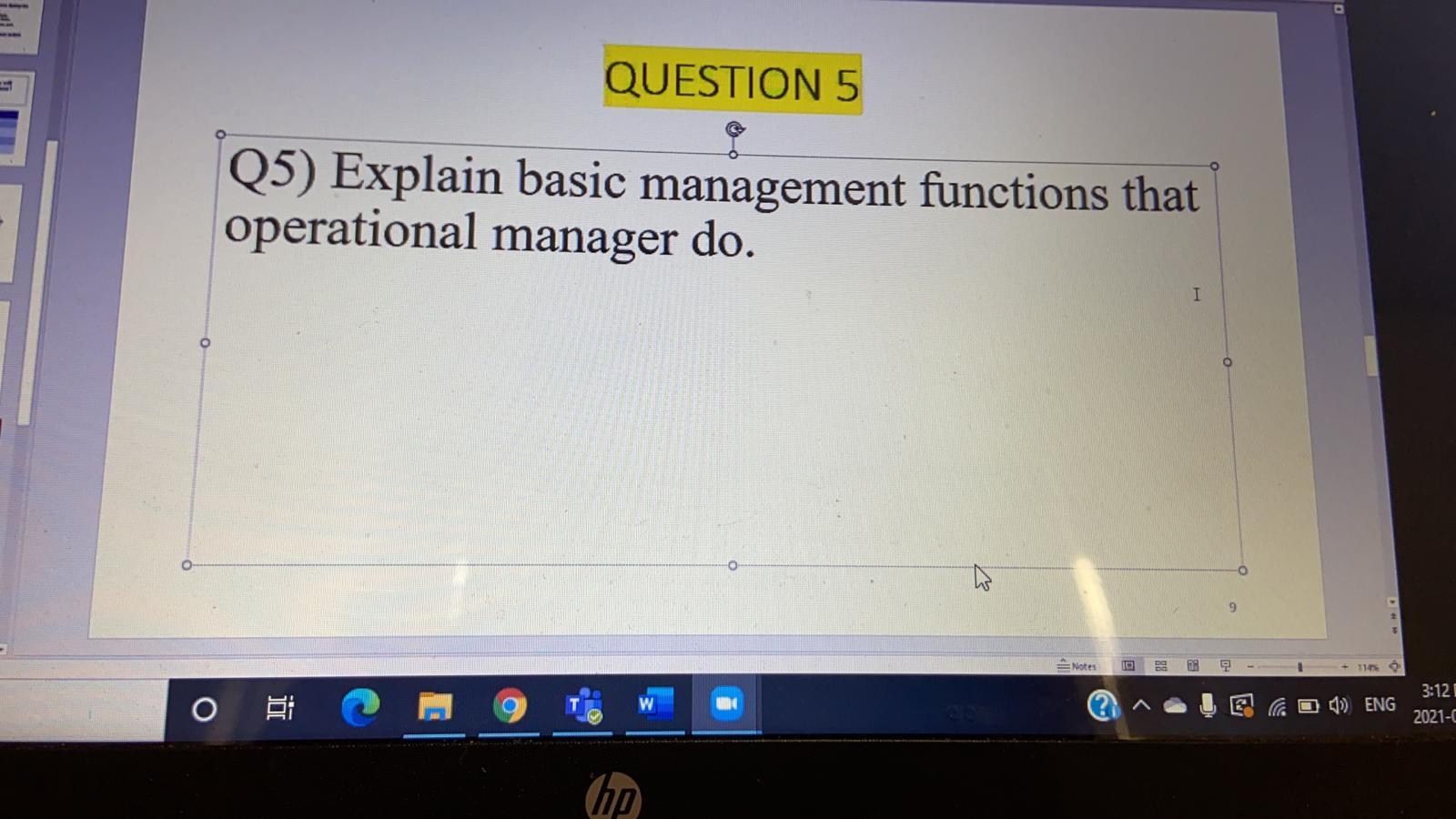 Answer it asap QUESTION 5 Q5) Explain basic