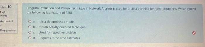 Program Evaluation and Review Technique in