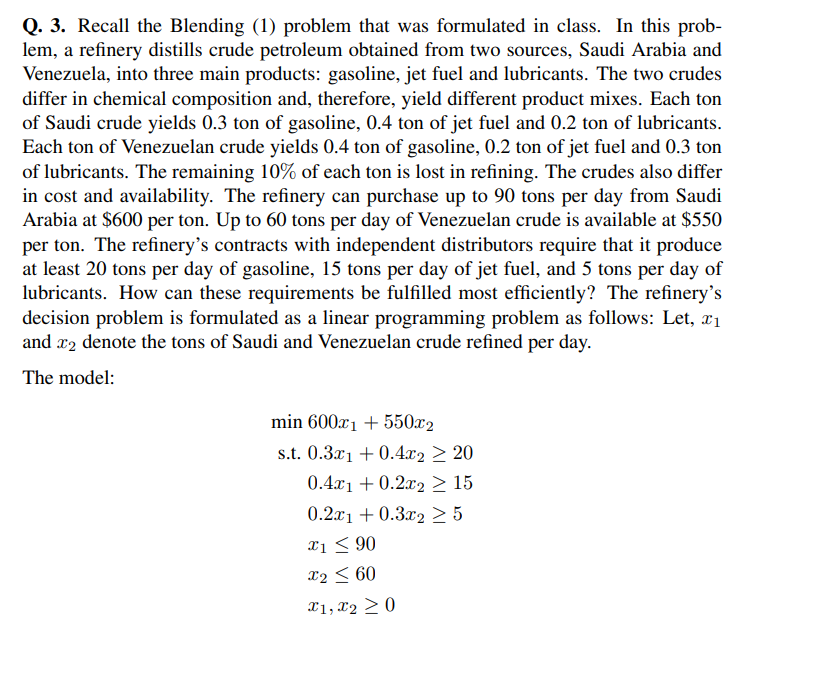 URGENT PLEASE HELP Q. 3. Recall the Blending (1)