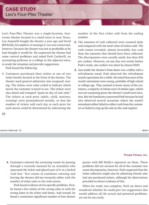 intermediate managerial case study CASE STUDY