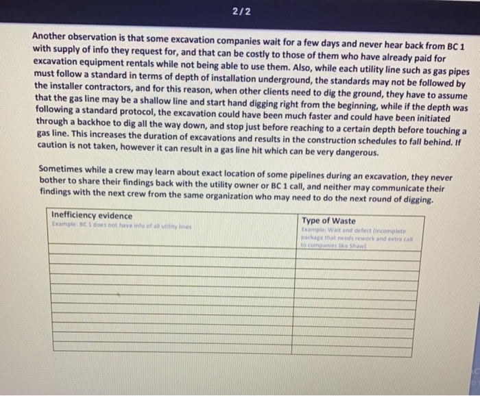 3. Thoroughly read the process description below,