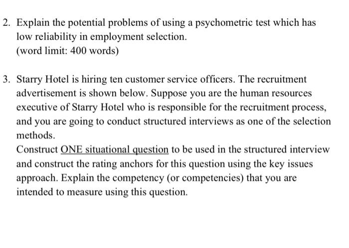 2. Explain the potential problems of using a