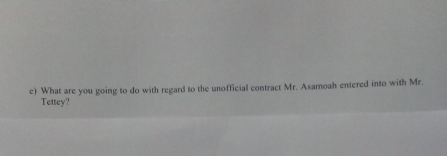 please this is a case study with 5 follow up