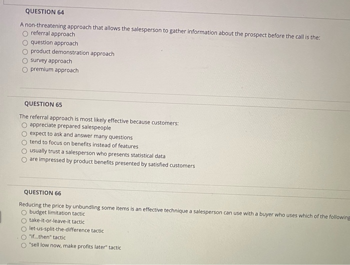 QUESTION 61 Which step in the presentation plan