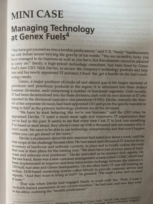 Do you believe that Devlin needed to hire Sandy.