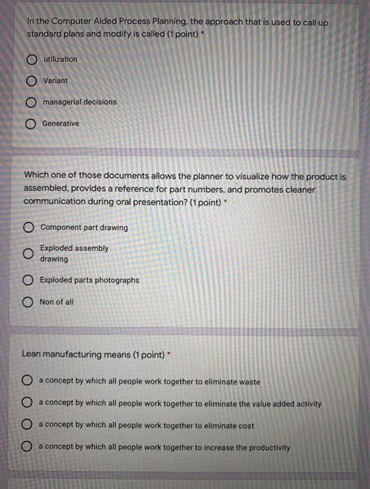 Facilities planning In the Computer Aided Process