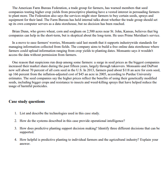 Answer 4 question at the end (minimum 100-words