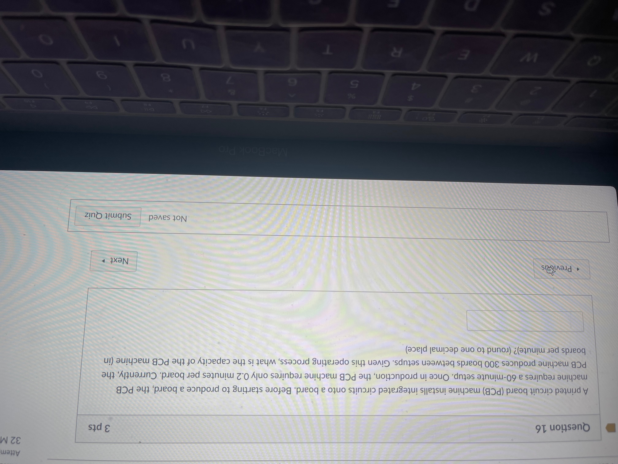 A printed circuit board (PCB) machine installs